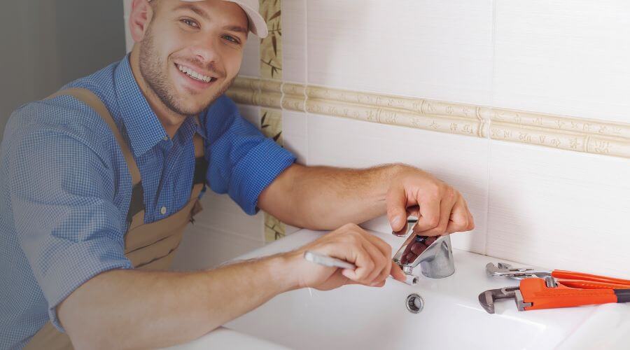 Kitchen faucet leak repair in Clinton, CT